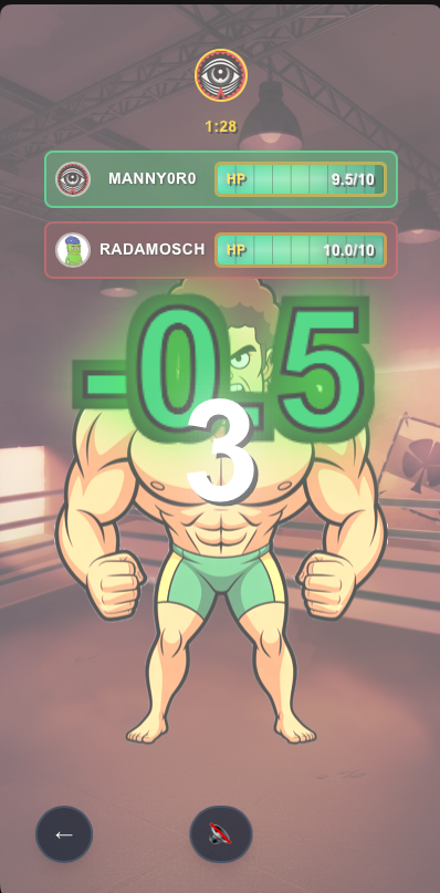 Slapper action follow-through